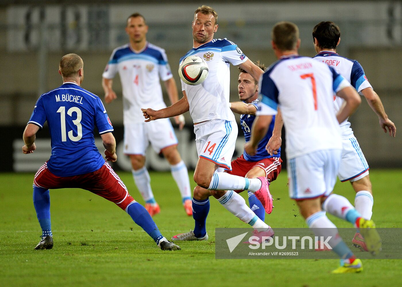 Russia vs. Liechtenstein UEFA Euro 2016 qualifying match