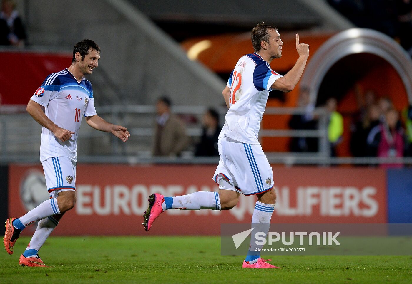 Russia vs. Liechtenstein UEFA Euro 2016 qualifying match