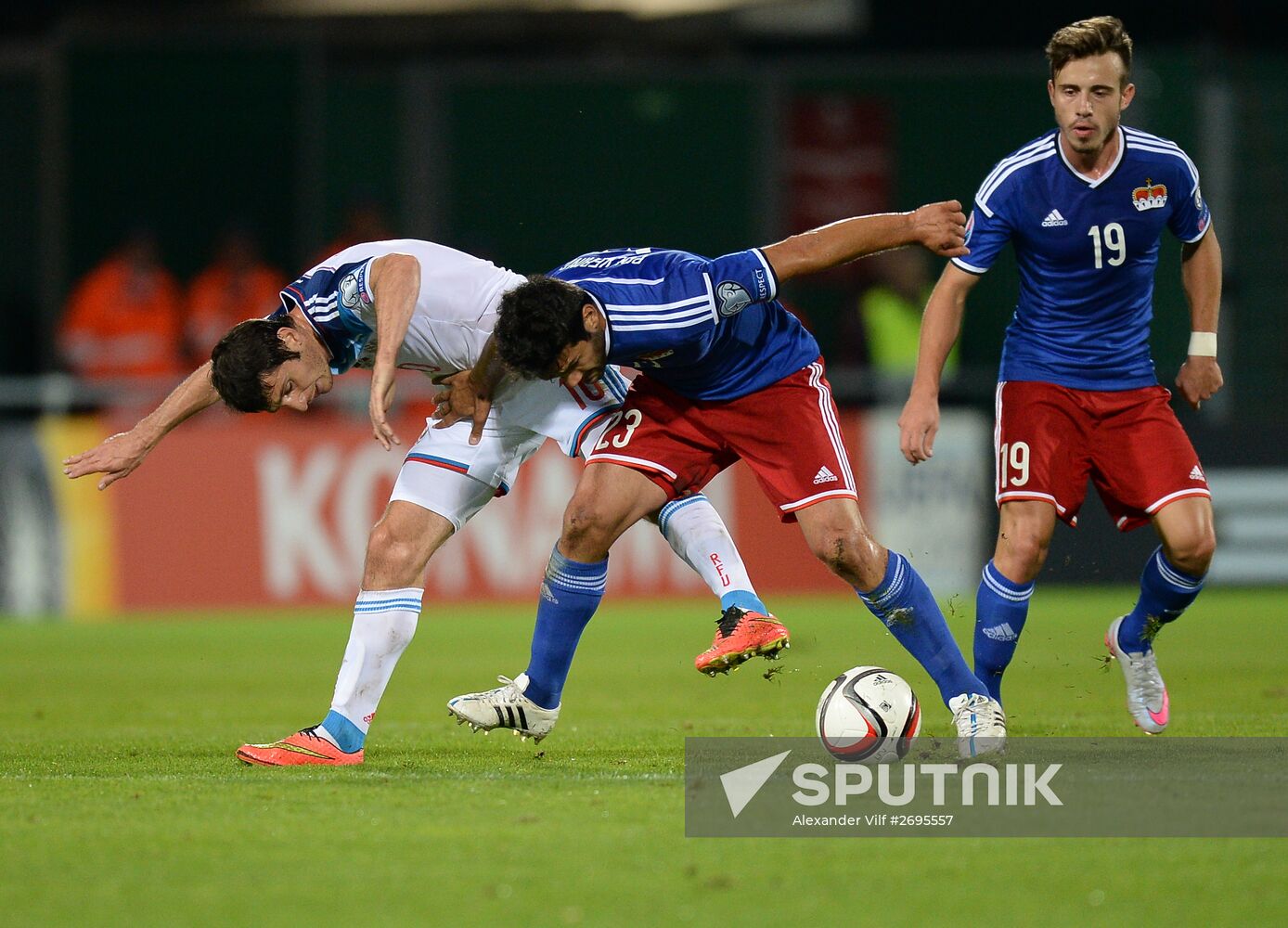 Russia vs. Liechtenstein UEFA Euro 2016 qualifying match
