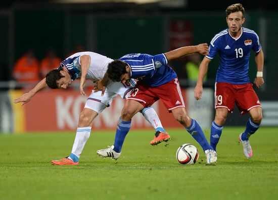 Russia vs. Liechtenstein UEFA Euro 2016 qualifying match
