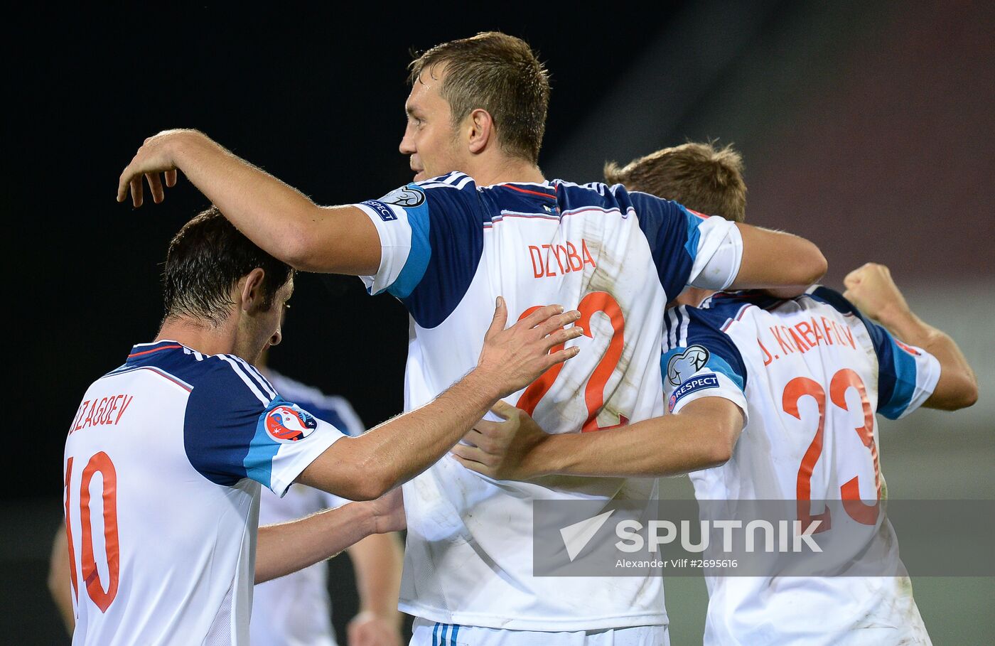 Russia vs. Liechtenstein UEFA Euro 2016 qualifying match