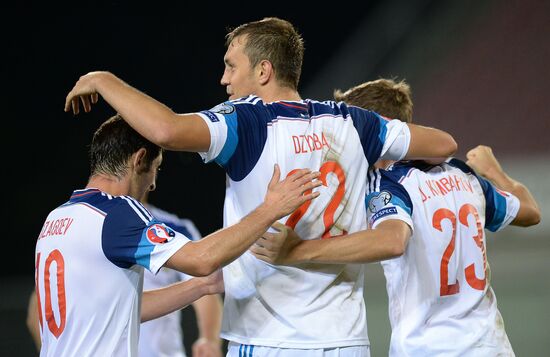 Russia vs. Liechtenstein UEFA Euro 2016 qualifying match