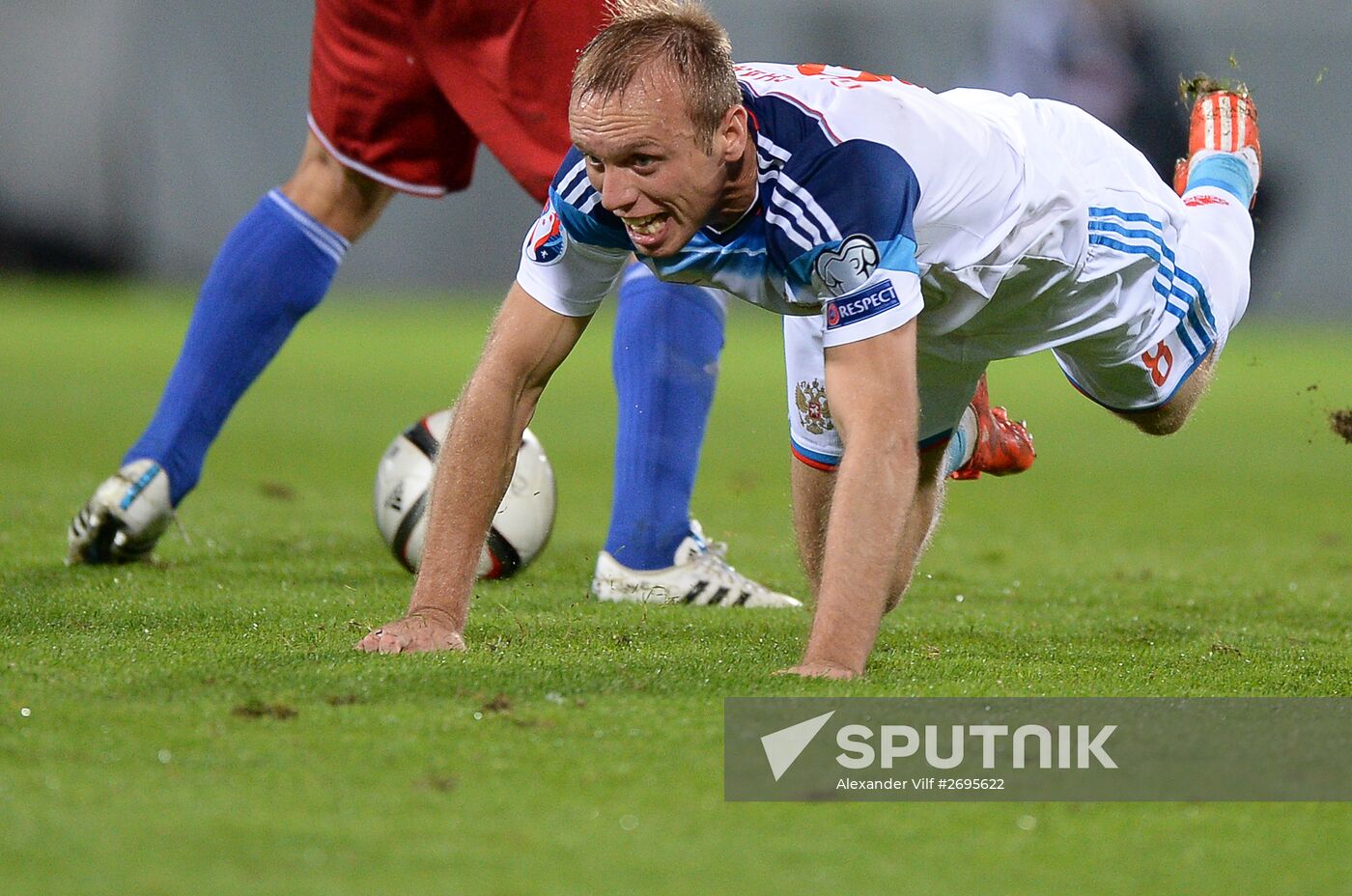 Russia vs. Liechtenstein UEFA Euro 2016 qualifying match