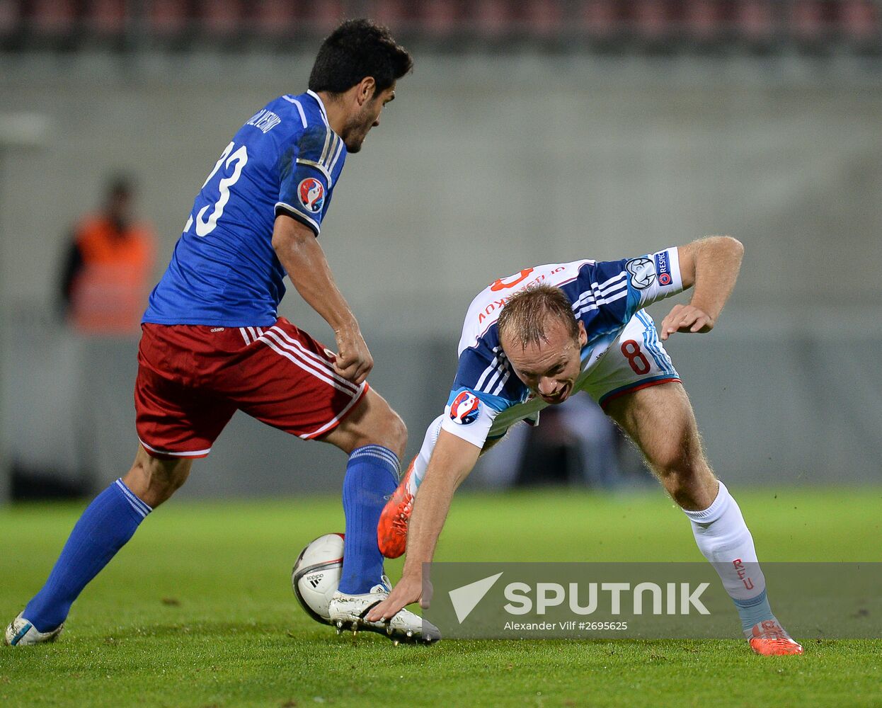 Russia vs. Liechtenstein UEFA Euro 2016 qualifying match