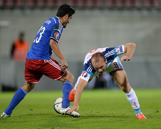 Russia vs. Liechtenstein UEFA Euro 2016 qualifying match