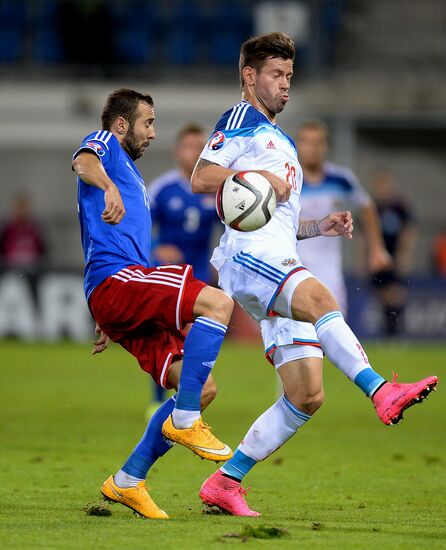 Russia vs. Liechtenstein UEFA Euro 2016 qualifying match
