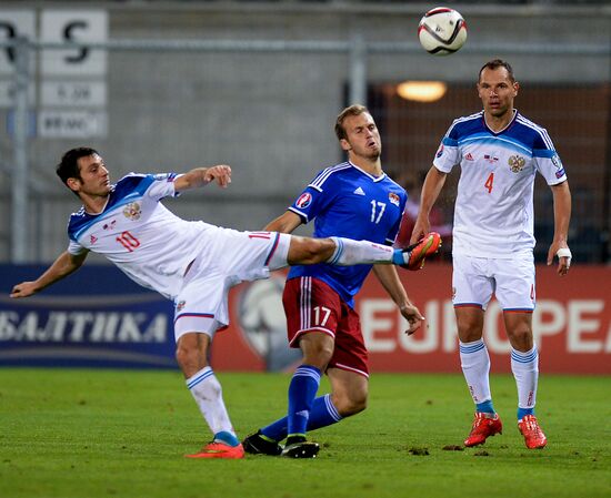 Russia vs. Liechtenstein UEFA Euro 2016 qualifying match