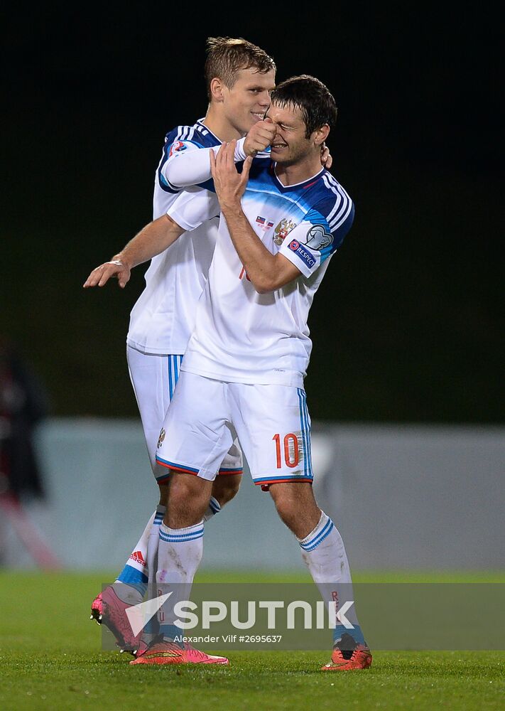 Russia vs. Liechtenstein UEFA Euro 2016 qualifying match