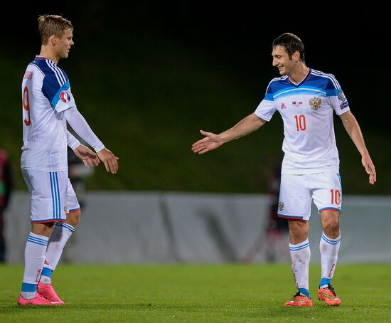 Russia vs. Liechtenstein UEFA Euro 2016 qualifying match