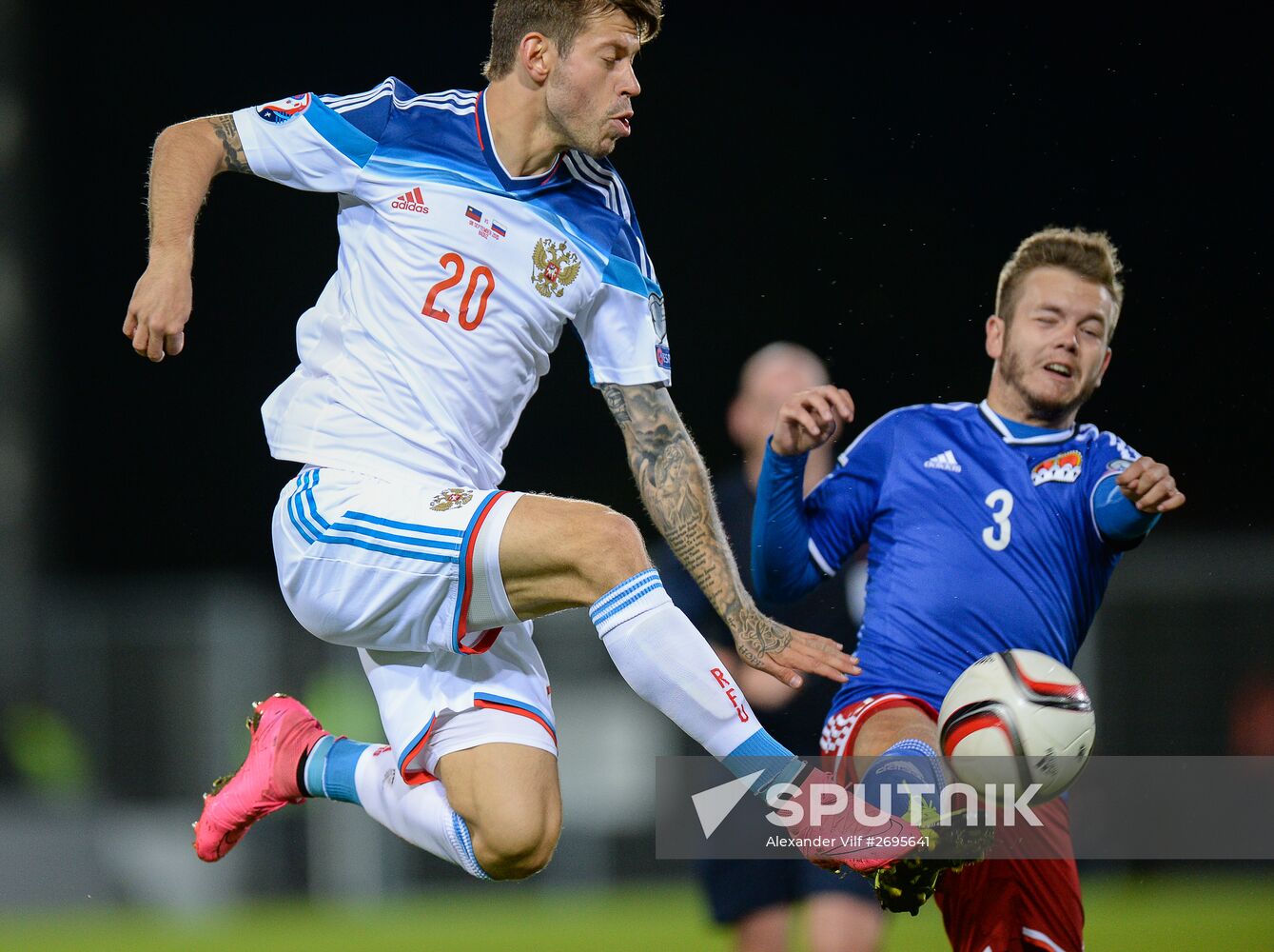 Russia vs. Liechtenstein UEFA Euro 2016 qualifying match