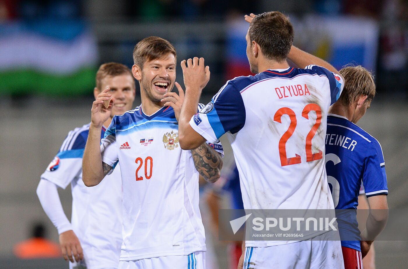 Russia vs. Liechtenstein UEFA Euro 2016 qualifying match