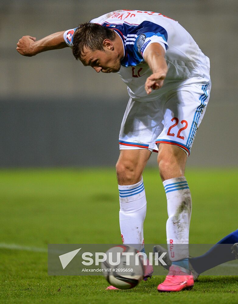 Russia vs. Liechtenstein UEFA Euro 2016 qualifying match