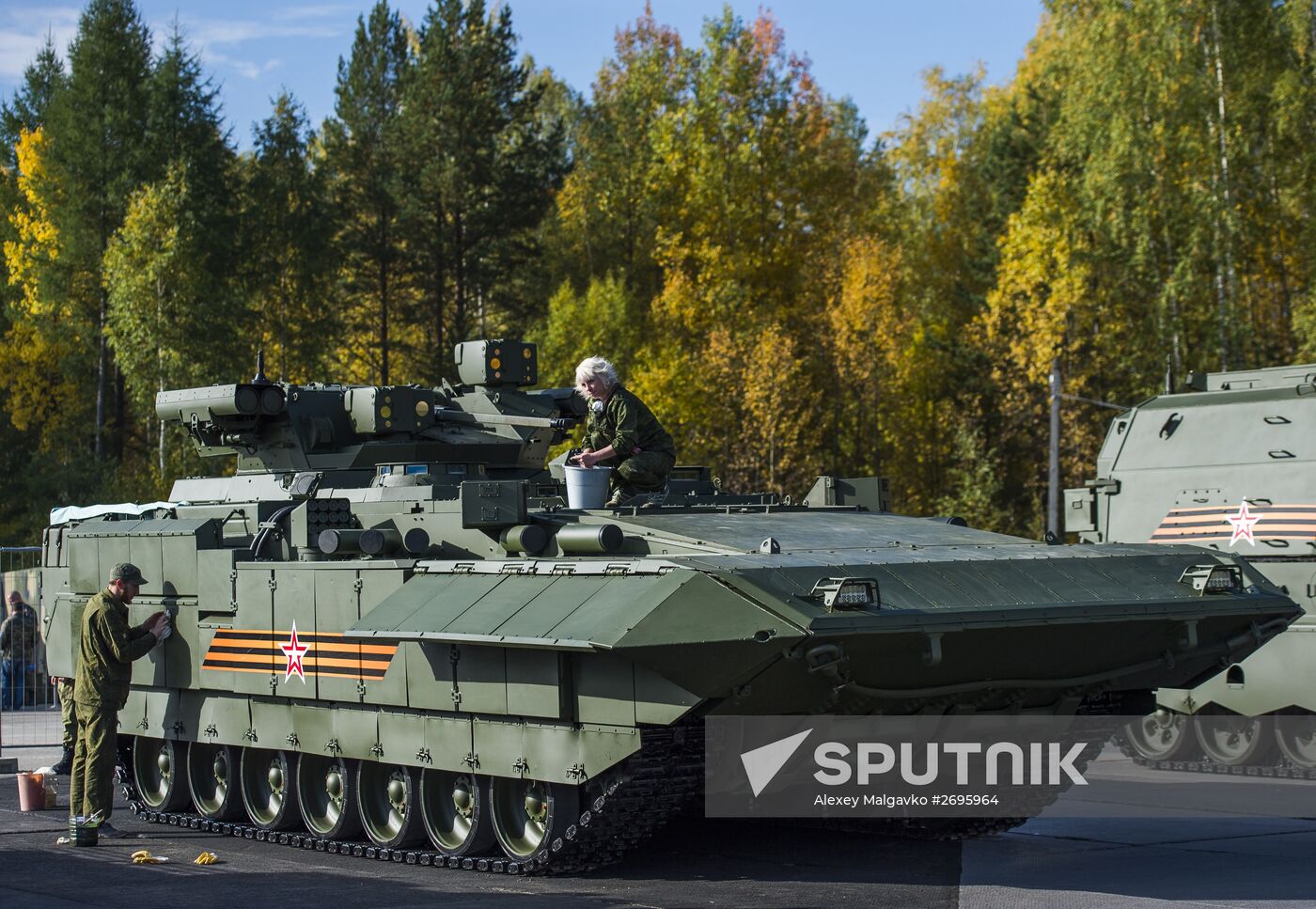 The 10th Russia Arms Expo international exhibition's opening