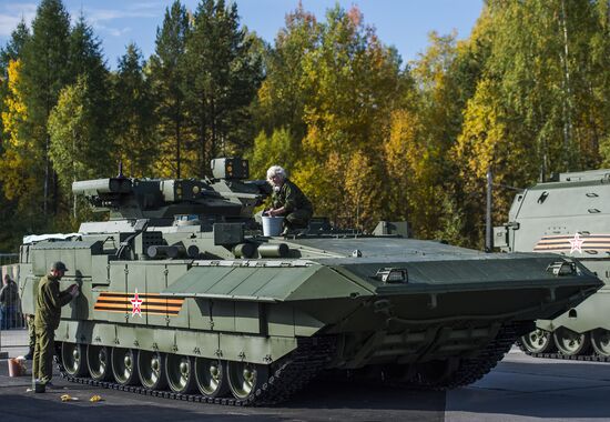 The 10th Russia Arms Expo international exhibition's opening