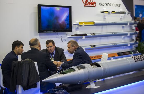 The 10th Russia Arms Expo international exhibition's opening