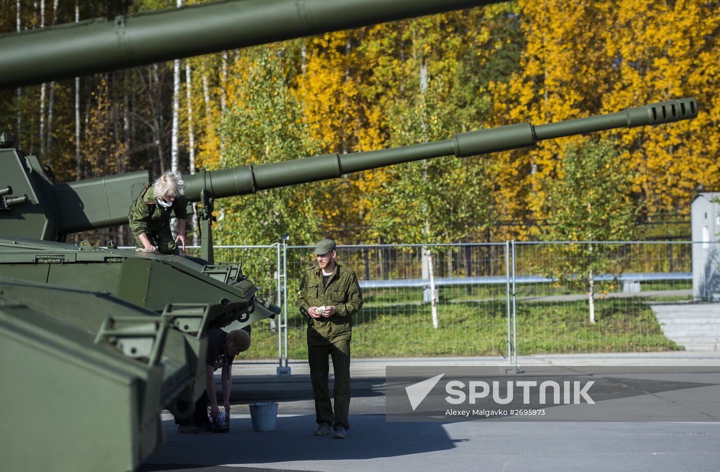 The 10th Russia Arms Expo international exhibition's opening