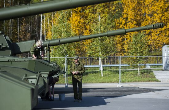 The 10th Russia Arms Expo international exhibition's opening