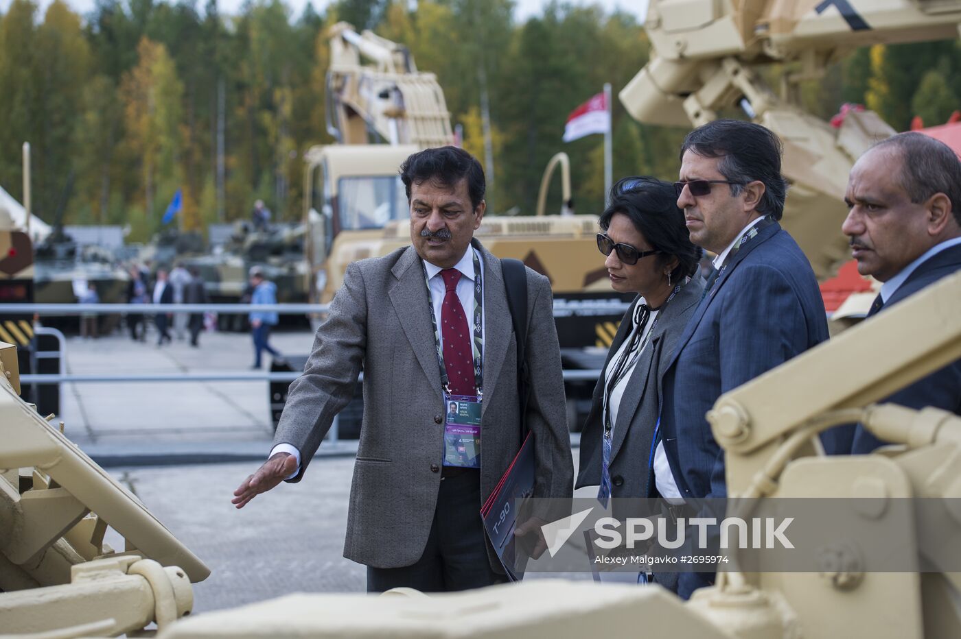 The 10th Russia Arms Expo international exhibition's opening