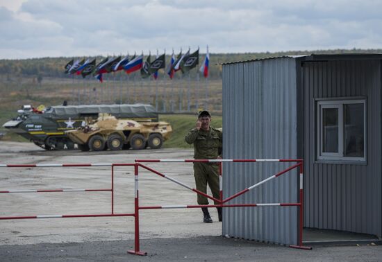 The 10th Russia Arms Expo international exhibition's opening