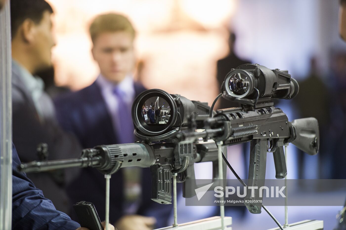 The 10th Russia Arms Expo international exhibition's opening