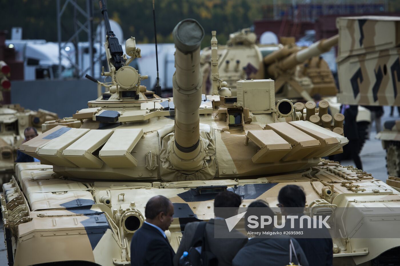 The 10th Russia Arms Expo international exhibition's opening