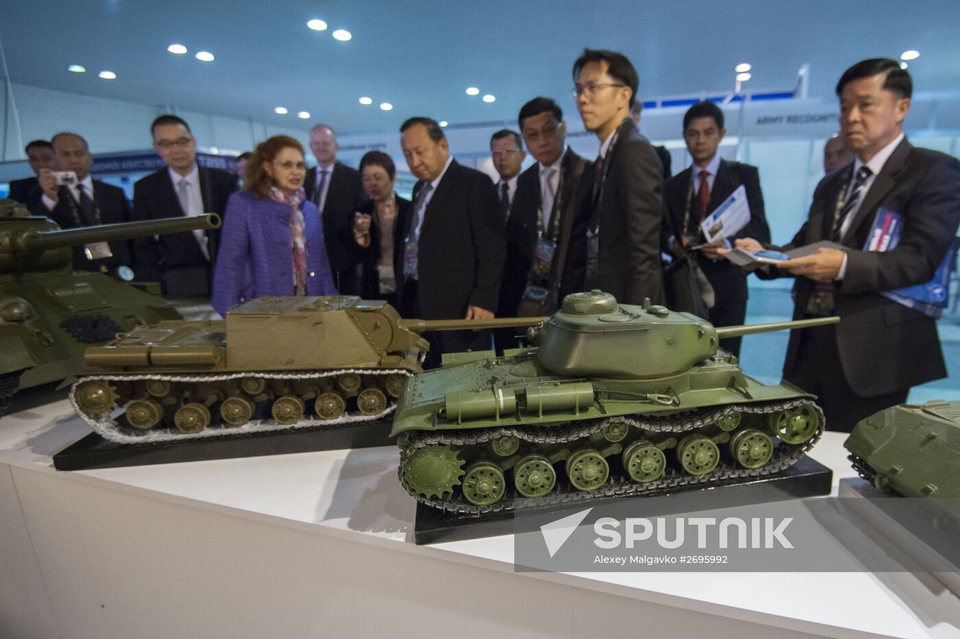 The 10th Russia Arms Expo international exhibition's opening