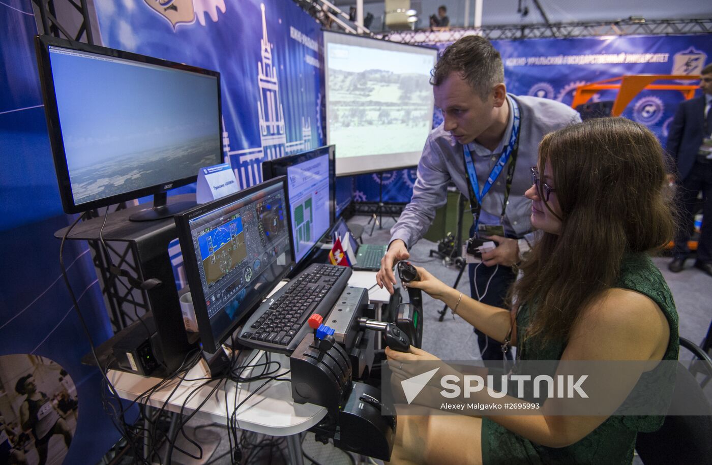 The 10th Russia Arms Expo international exhibition's opening