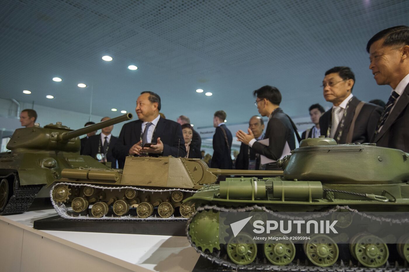 The 10th Russia Arms Expo international exhibition's opening