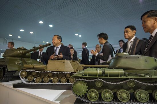 The 10th Russia Arms Expo international exhibition's opening