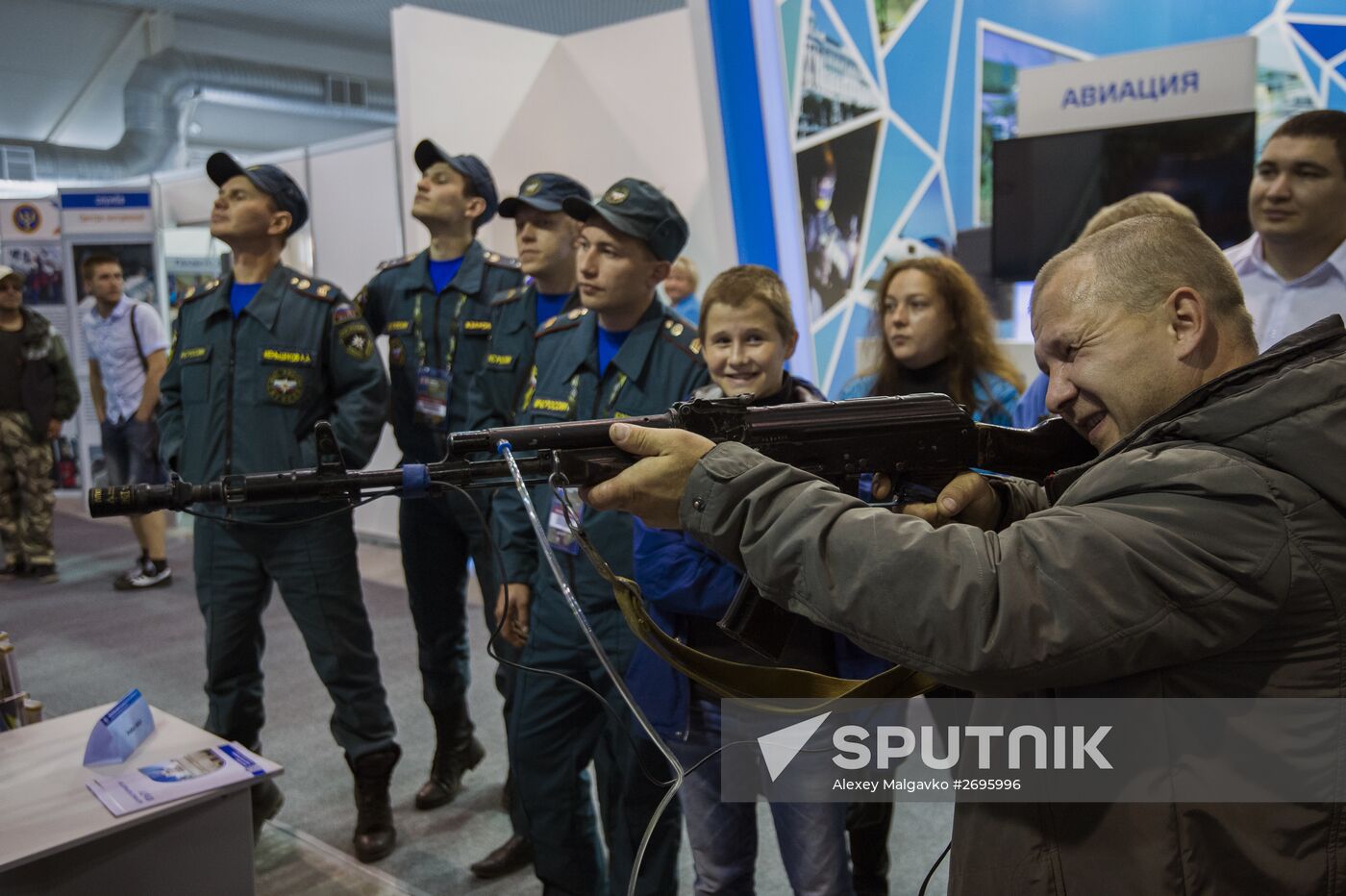 The 10th Russia Arms Expo international exhibition's opening