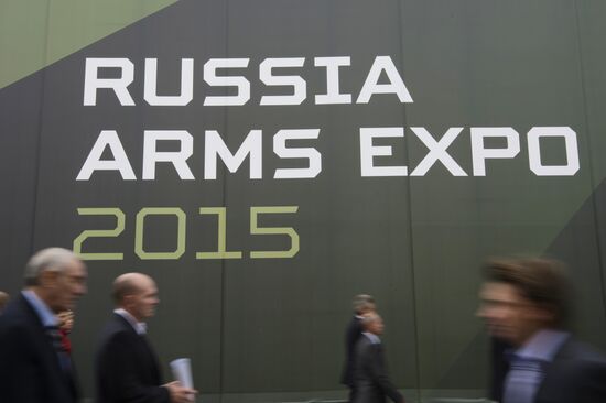 The 10th Russia Arms Expo international exhibition's opening