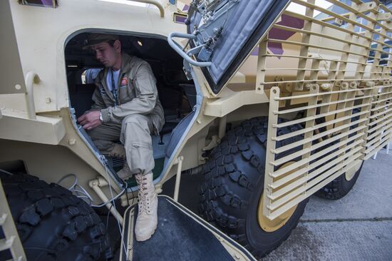 The 10th Russia Arms Expo international exhibition's opening