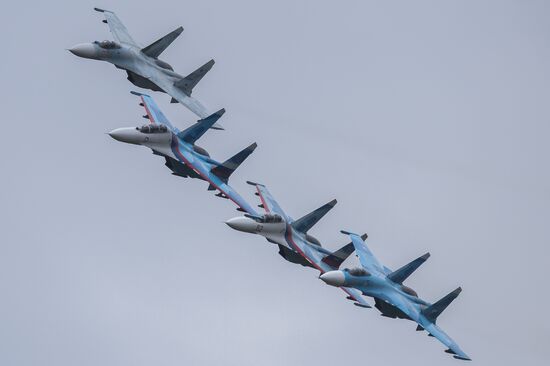 The 10th Russia Arms Expo international exhibition's opening