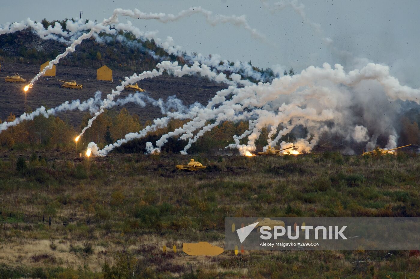 The 10th Russia Arms Expo international exhibition's opening