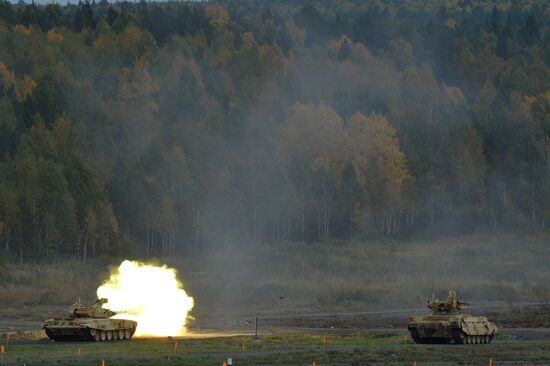 The 10th Russia Arms Expo international exhibition's opening