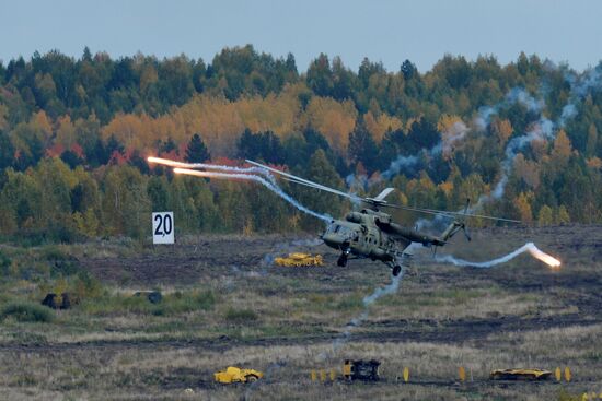 The 10th Russia Arms Expo international exhibition's opening