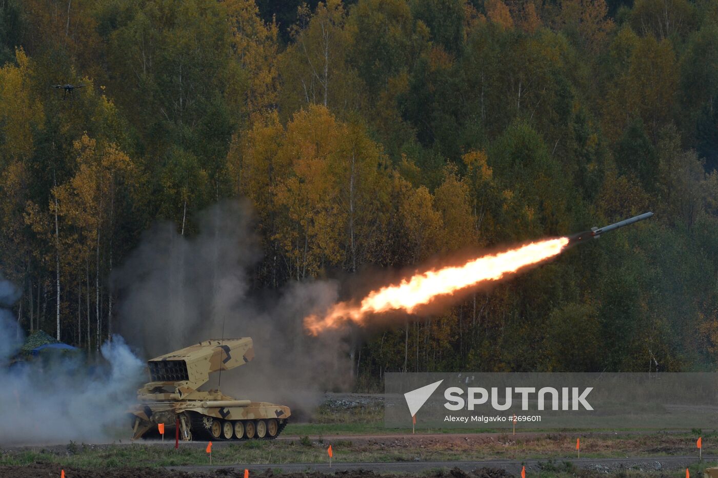 The 10th Russia Arms Expo international exhibition's opening
