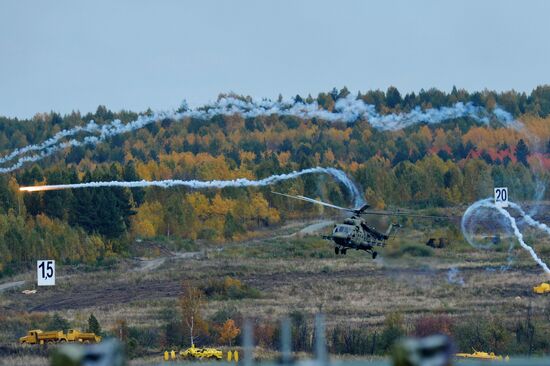 The 10th Russia Arms Expo international exhibition's opening