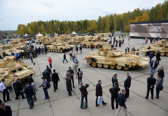 The 10th Russia Arms Expo international exhibition's opening
