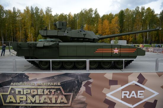 The 10th Russia Arms Expo international exhibition's opening