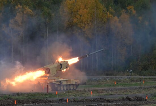The 10th Russia Arms Expo international exhibition's opening