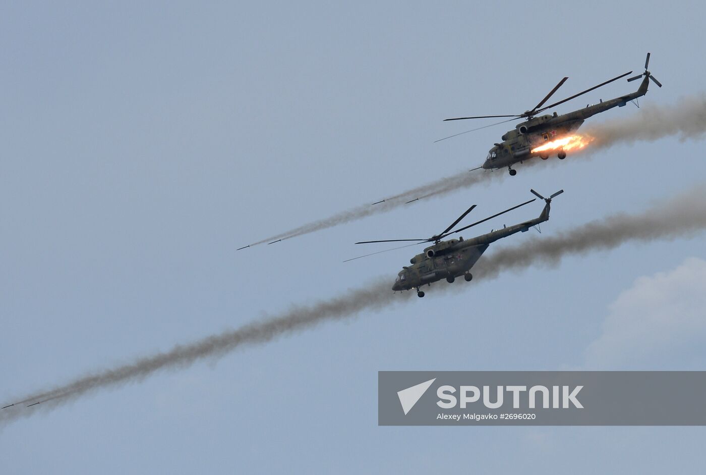 The 10th Russia Arms Expo international exhibition's opening