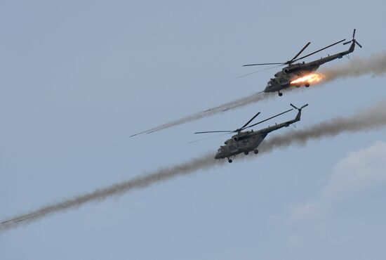 The 10th Russia Arms Expo international exhibition's opening