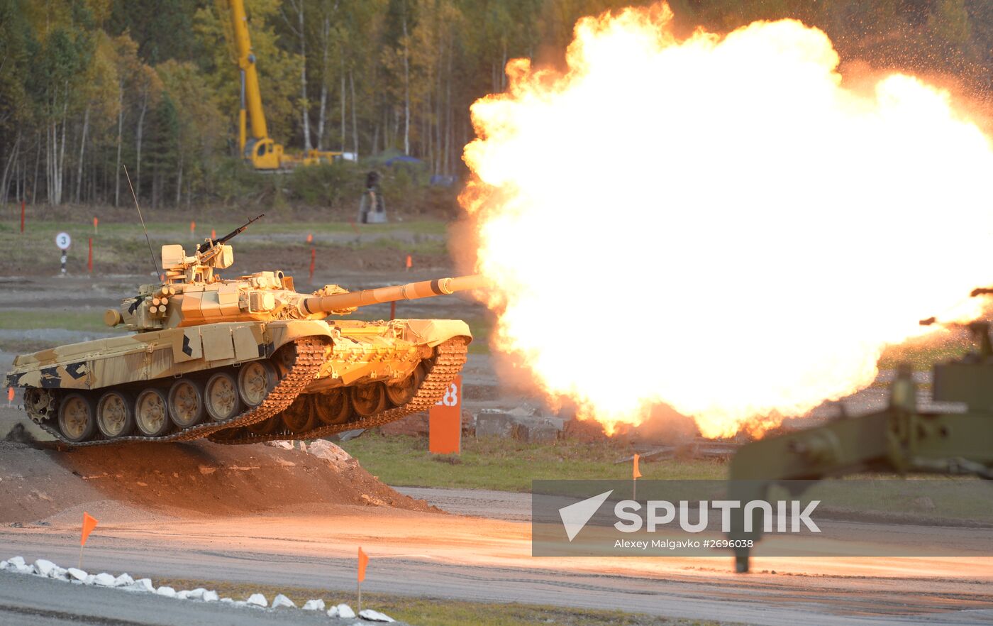 The 10th Russia Arms Expo international exhibition's opening
