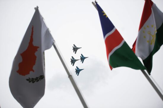 The 10th Russia Arms Expo international exhibition's opening