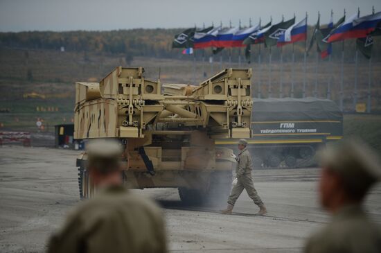 The 10th Russia Arms Expo international exhibition's opening
