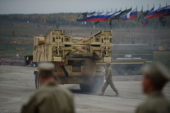 The 10th Russia Arms Expo international exhibition's opening