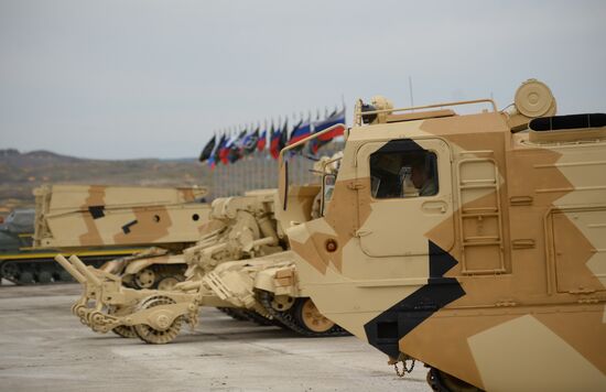 The 10th Russia Arms Expo international exhibition's opening