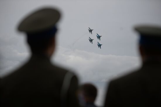 The 10th Russia Arms Expo international exhibition's opening