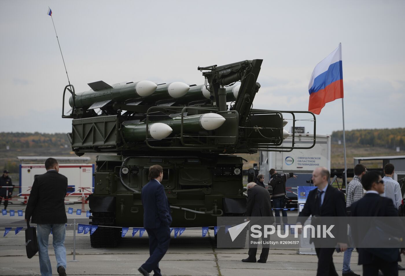The 10th Russia Arms Expo international exhibition's opening